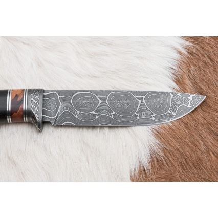 Damaskuse jahinuga 13 cm vaher/eebenipuu