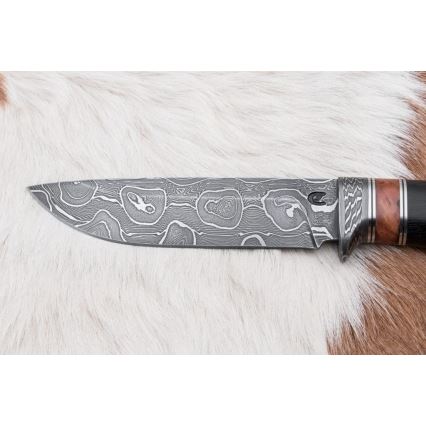 Damaskuse jahinuga 13 cm vaher/eebenipuu