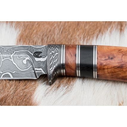 Damaskuse jahinuga 13 cm vaher/eebenipuu