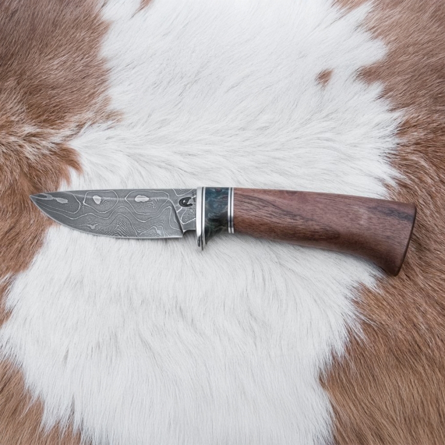 Damaskuse jahinuga 9,7 cm pähkel/vaher