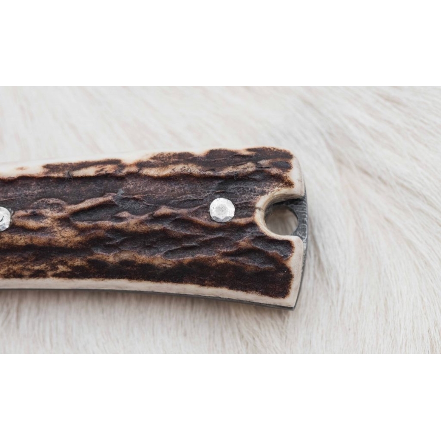 Damaskuse jahinuga minisaega 12 cm hirve sarv