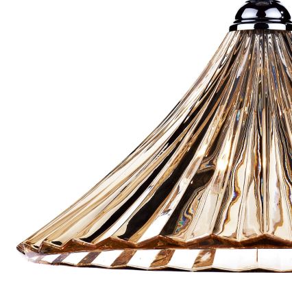 Där Lighting ARD866 - Ketiga lühter ARDECHE 1xE27/60W/230V messing/uitsupruun