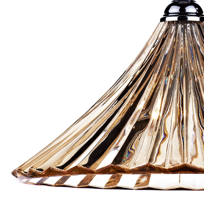 Där Lighting ARD866 - Ketiga lühter ARDECHE 1xE27/60W/230V messing/uitsupruun