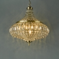 Där Lighting ASM0675 - ketiga ripp-lühter ASMARA 6xE14/40W/230V, messing