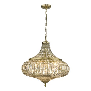 Där Lighting ASM0675 - ketiga ripp-lühter ASMARA 6xE14/40W/230V, messing