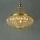 Där Lighting ASM0675 - ketiga ripp-lühter ASMARA 6xE14/40W/230V, messing