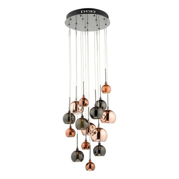 Där Lighting AUR1564 - Laelühter kaabliga AURELIA 15xG4/10W/230V must/vasetoon