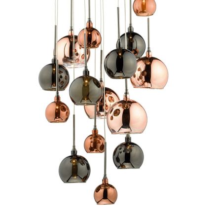 Där Lighting AUR1564 - Laelühter kaabliga AURELIA 15xG4/10W/230V must/vasetoon