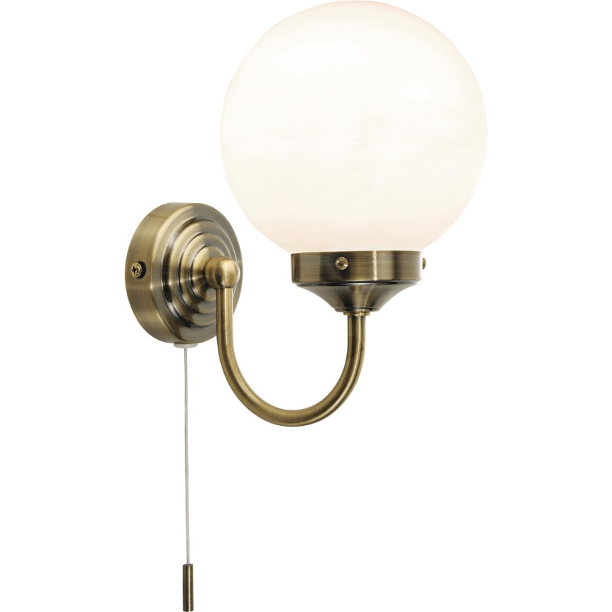 Där Lighting BAR0775 - BARCLAY vannitoa seinavalgusti 1xE14/40W/230V IP44 messing