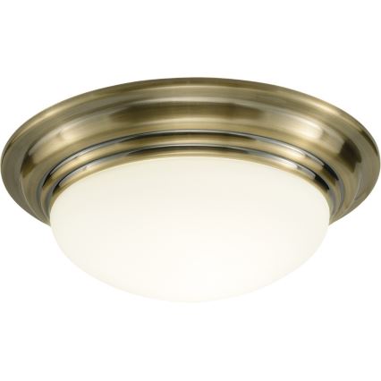 Där Lighting BAR5075 - Vannitoa laelamp BARCLAY 1xE27/60W/230V, läbimõõt 38 cm, messing