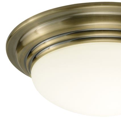 Där Lighting BAR5075 - Vannitoa laelamp BARCLAY 1xE27/60W/230V, läbimõõt 38 cm, messing