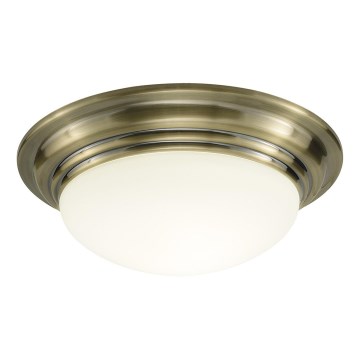 Där Lighting BAR5275 - Vannitoa laevalgusti BARCLAY 1xE27/60W/230V, läbimõõt 31 cm, messingviimistlus