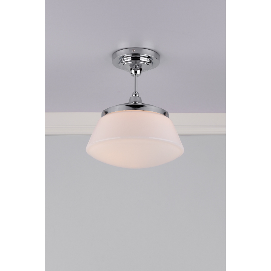 Där Lighting CAD0150 - Vannitoa pinnapealne lühter CADEN 1xE27/60W/230V IP44 läikiv kroom
