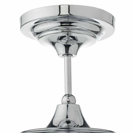 Där Lighting CAD0150 - Vannitoa pinnapealne lühter CADEN 1xE27/60W/230V IP44 läikiv kroom