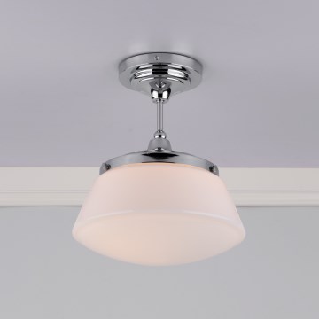 Där Lighting CAD0150 - Vannitoa pinnapealne lühter CADEN 1xE27/60W/230V IP44 läikiv kroom