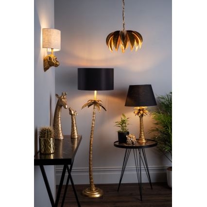 Där Lighting CAR0135 - CARA ketiga ripp-lühter 1xE27/60W/230V, kuldne