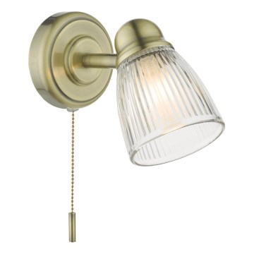 Där Lighting CED0775 - Vannitoa seinavalgusti CEDRIC 1xG9/25W/230V IP44 messing