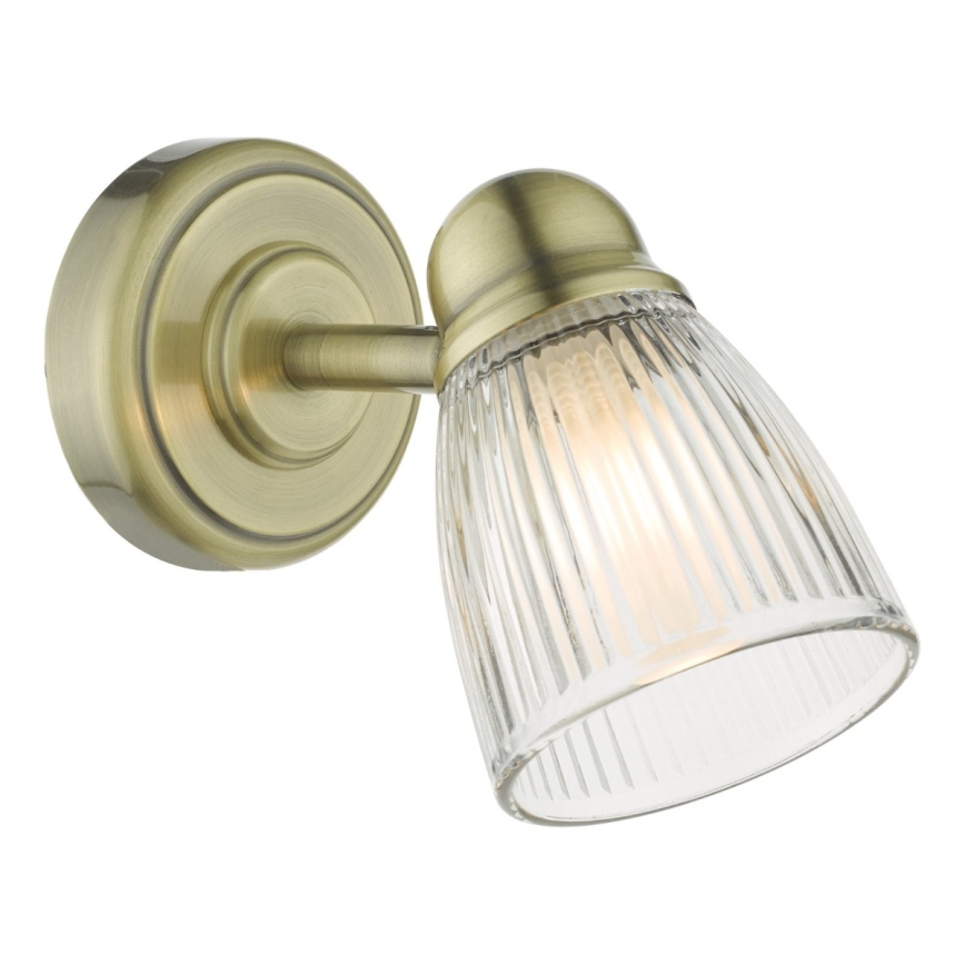Där Lighting CED0775 - Vannitoa seinavalgusti CEDRIC 1xG9/25W/230V IP44 messing