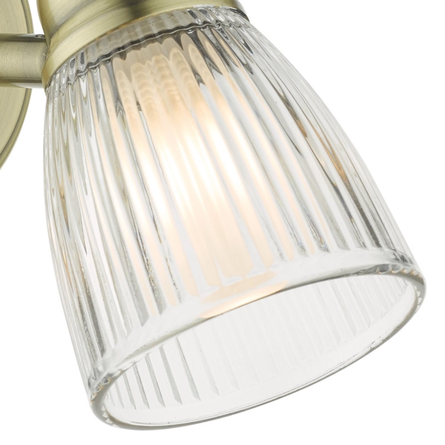 Där Lighting CED0775 - Vannitoa seinavalgusti CEDRIC 1xG9/25W/230V IP44 messing