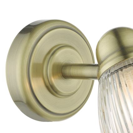 Där Lighting CED0775 - Vannitoa seinavalgusti CEDRIC 1xG9/25W/230V IP44 messing
