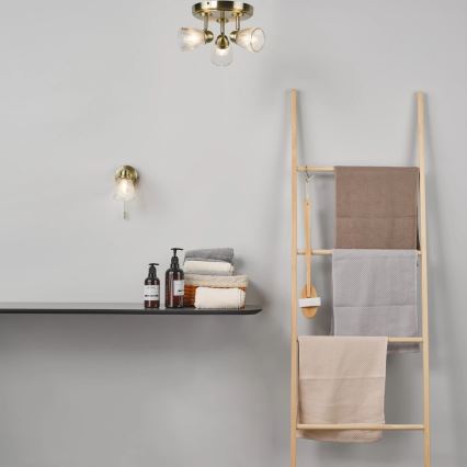 Där Lighting CED7675 - Vannitoa punktvalgusti CEDRIC 3xG9/25W/230V IP44 messing