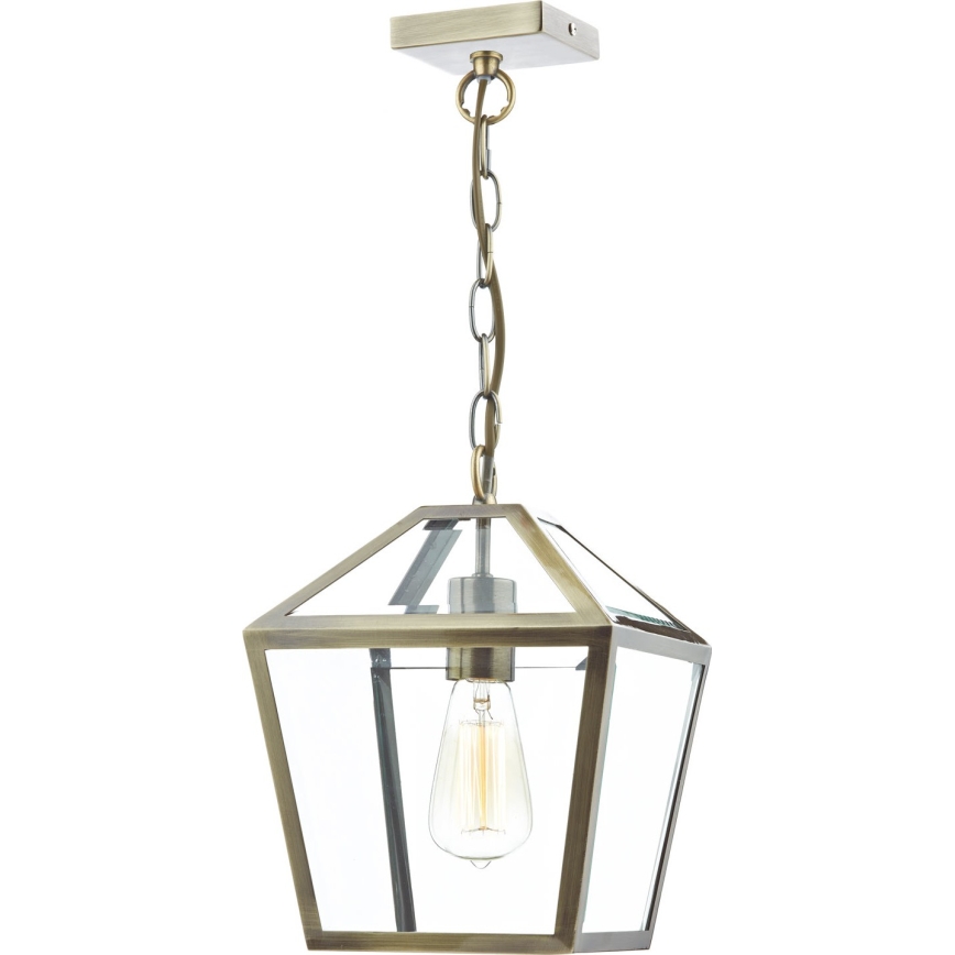 Där Lighting CHU0175 - ketiga lühter CHURCHILL 1xE27/60W/230V messing