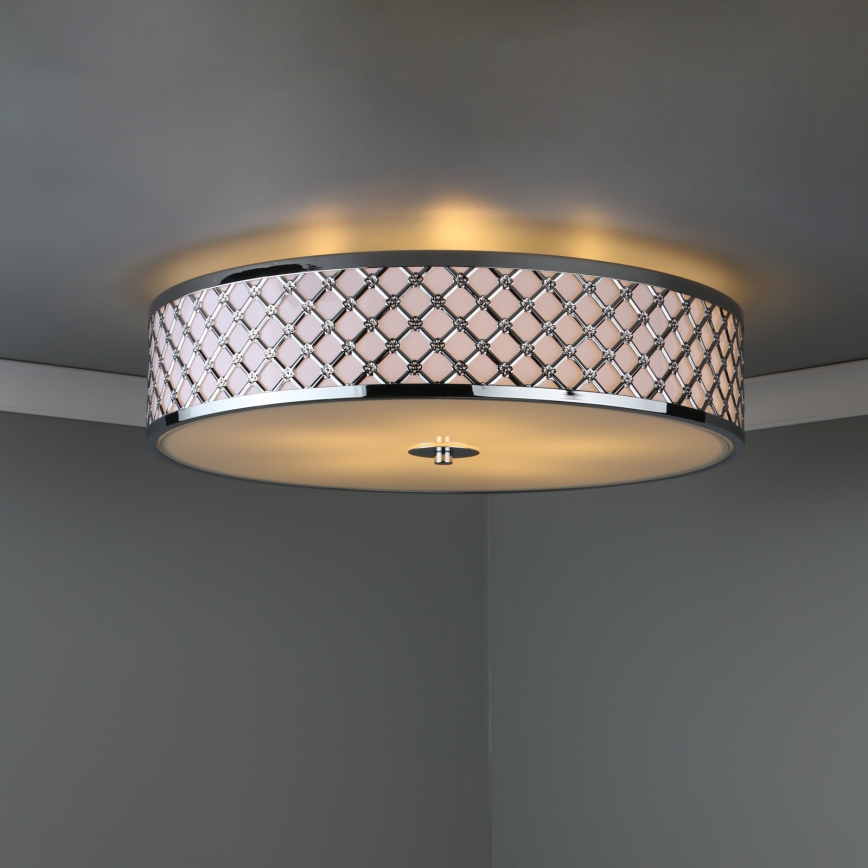 Där Lighting CIV5050 - Laevalgusti CIVIC 5xE14/60W/230V, läbimõõt 50 cm, läikiv kroom