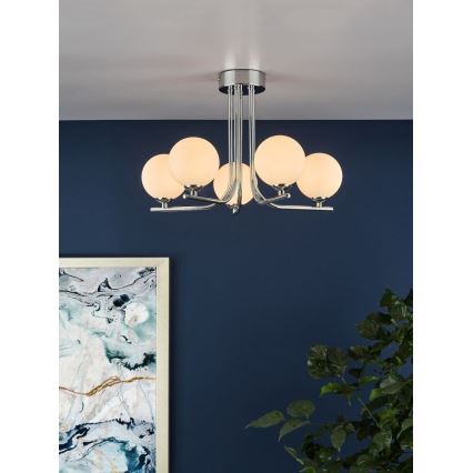 Där Lighting CRA5450-02 - ripplühter varrega CRADLE 5xG9/25W/230V läikiv kroom