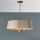 Där Lighting CRI0429 - kettaga ripplühter CRISTIN 4xE14/40W/230V messing/taupe