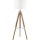 Där Lighting EAS4943 - Põrandalamp EASEL 1xE27/60W/230V pruun