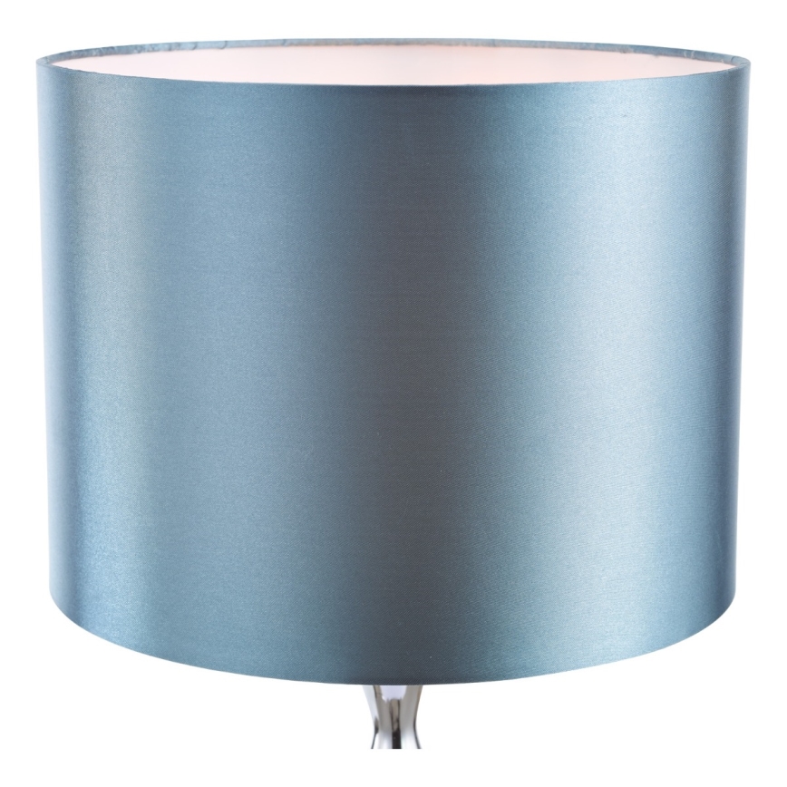 Där Lighting ELS4223 - Laualamp ELSA 1xE27/40W/230V sinine/läikiv kroom