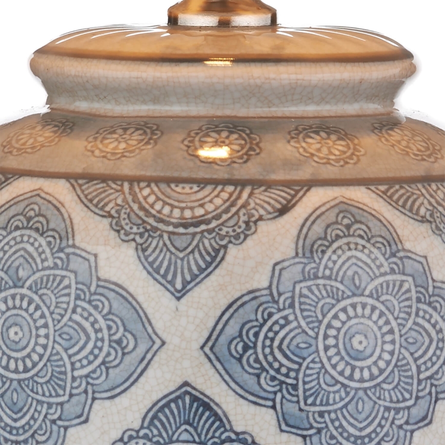 Där Lighting ELY4223 - Laualamp ELY 1xE27/60W/230V sinine