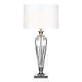 Där Lighting HIN4208 - Laualamp HINTON 1xE27/60W/230V valge/läikiv kroom