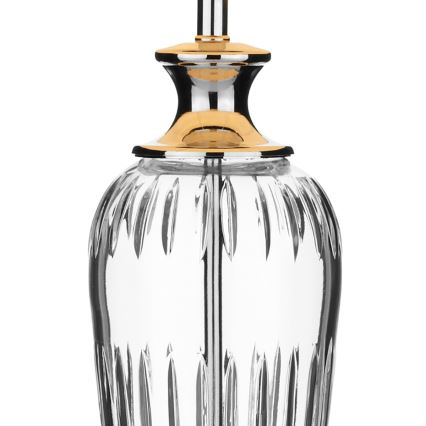 Där Lighting HIN4208 - Laualamp HINTON 1xE27/60W/230V valge/läikiv kroom