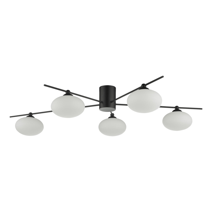 Där Lighting JAS5422 - Pinnapealne lühter JASPER 5xG9/25W/230V must