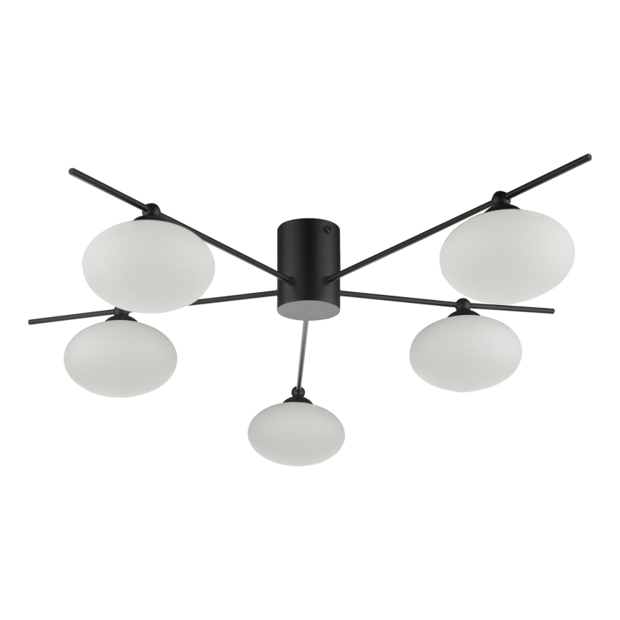 Där Lighting JAS5422 - Pinnapealne lühter JASPER 5xG9/25W/230V must