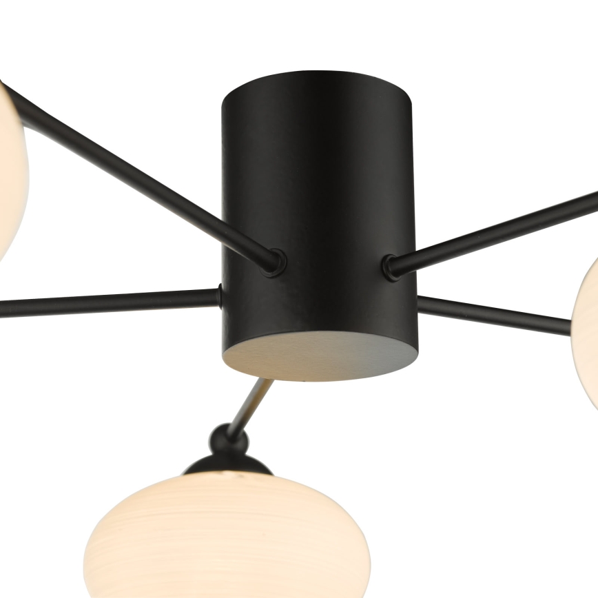 Där Lighting JAS5422 - Pinnapealne lühter JASPER 5xG9/25W/230V must