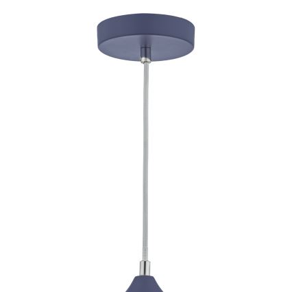 Där Lighting KAE0123 - Rippvalgusti juhtmega KAELAN 1xE27/60W/230V sinine