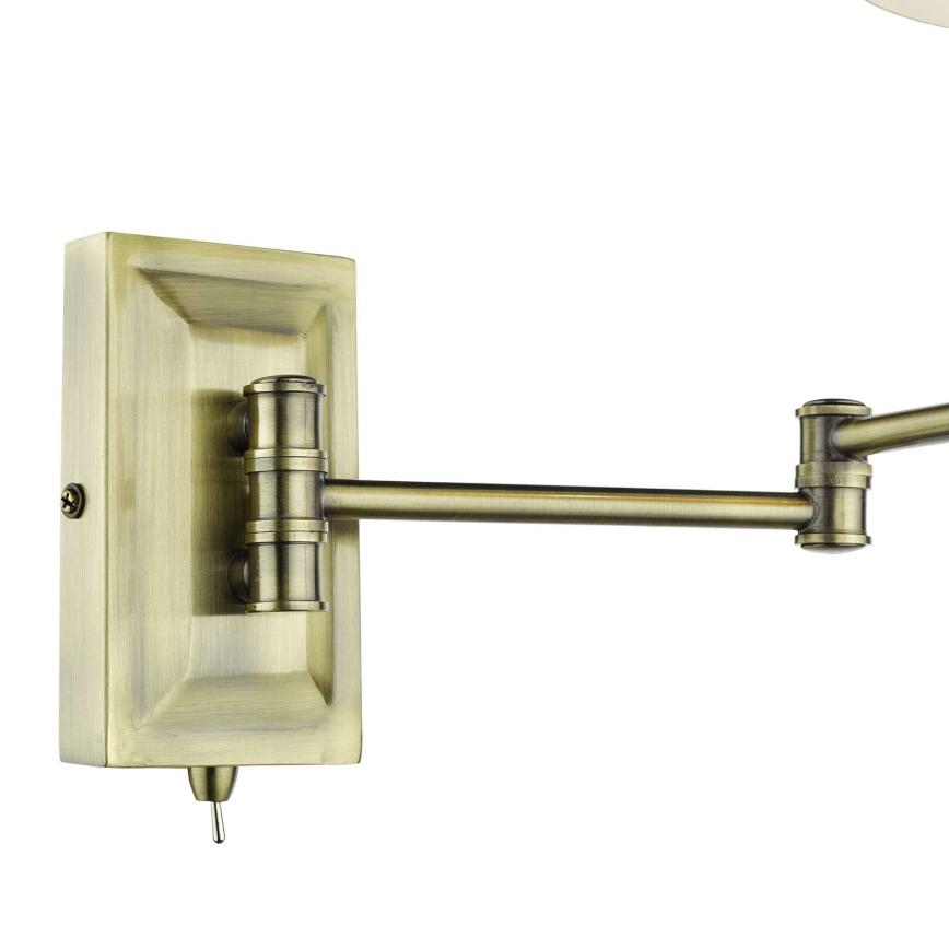 Där Lighting KEN0775 - Painduv seinavalgusti KENSINGTON 1xE14/25W/230V messing