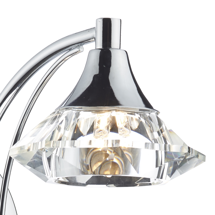 Där Lighting LUT0750 - Seinavalgusti LUTHER 1xG9/40W/230V läikiv kroom