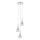 Där Lighting LYA0350 - LYALL rippvalgusti kaabliga 3xG9/40W/230V läikiv kroom
