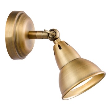 Där Lighting NAT0742 - Seinale kinnitatav suunatav valgusti NATHANIEL 1xGU10/11W/230V messing