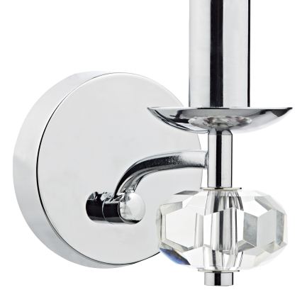 Där Lighting OLE0750 - Seinalamp OLEANA 1xE14/40W/230V läikiv kroom