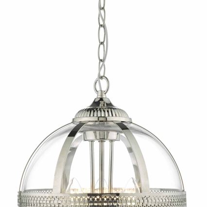 Där Lighting VAN0338 - Ahelaga lühter VANESSA 3xE14/40W/230V läikiv kroom