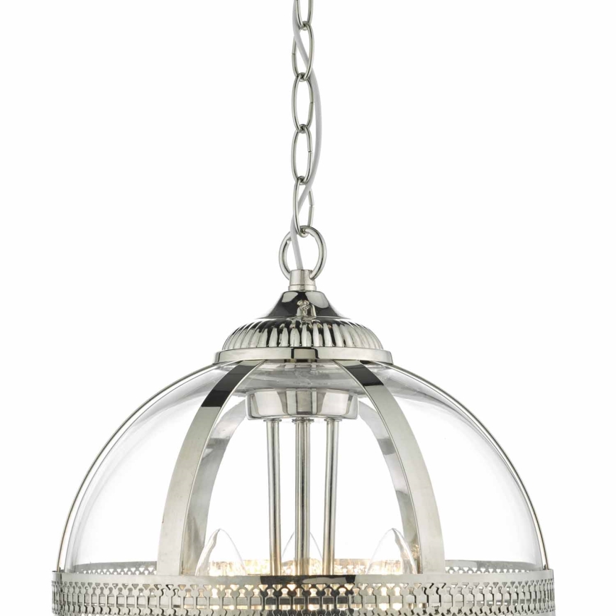 Där Lighting VAN0338 - Ahelaga lühter VANESSA 3xE14/40W/230V läikiv kroom