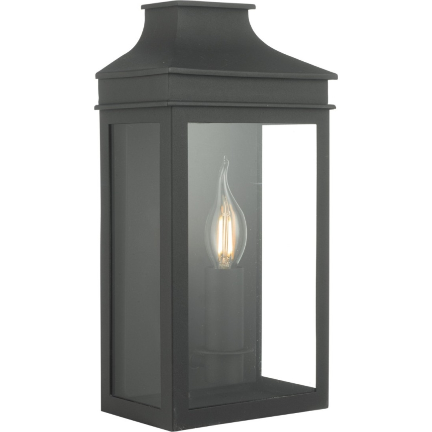 Där Lighting VAP5222 - välisseinavalgusti VAPOUR 1xE14/60W/230V IP44 must