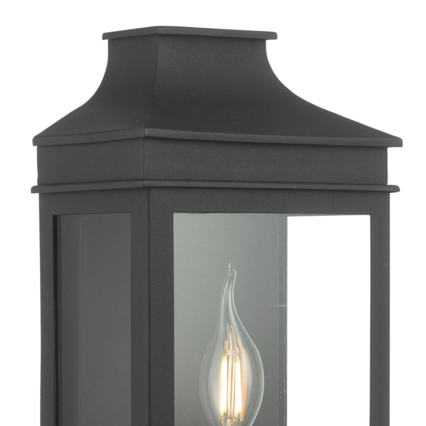 Där Lighting VAP5222 - välisseinavalgusti VAPOUR 1xE14/60W/230V IP44 must