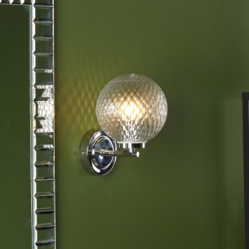 Där Lighting WAY0750 - Vannitoa seinavalgusti WAYNE 1xG9/3W/230V IP44 läikiv kroom