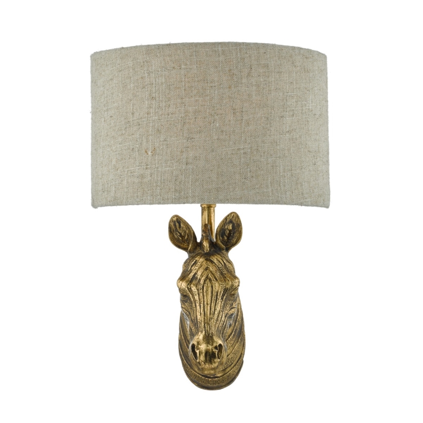 Där Lighting ABB0735 - Seinavalgusti ABBY 1xE14/40W/230V linane/kuldne