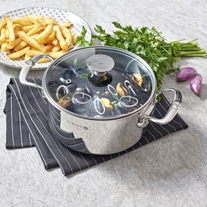 De Buyer 3427.24 - MILADY 24 cm roostevabast terasest pott koos kaanega